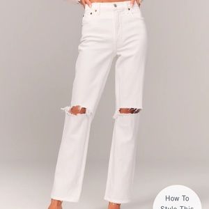Abercrombie & Fitch Ultra High Rise 90s Straight Jeans